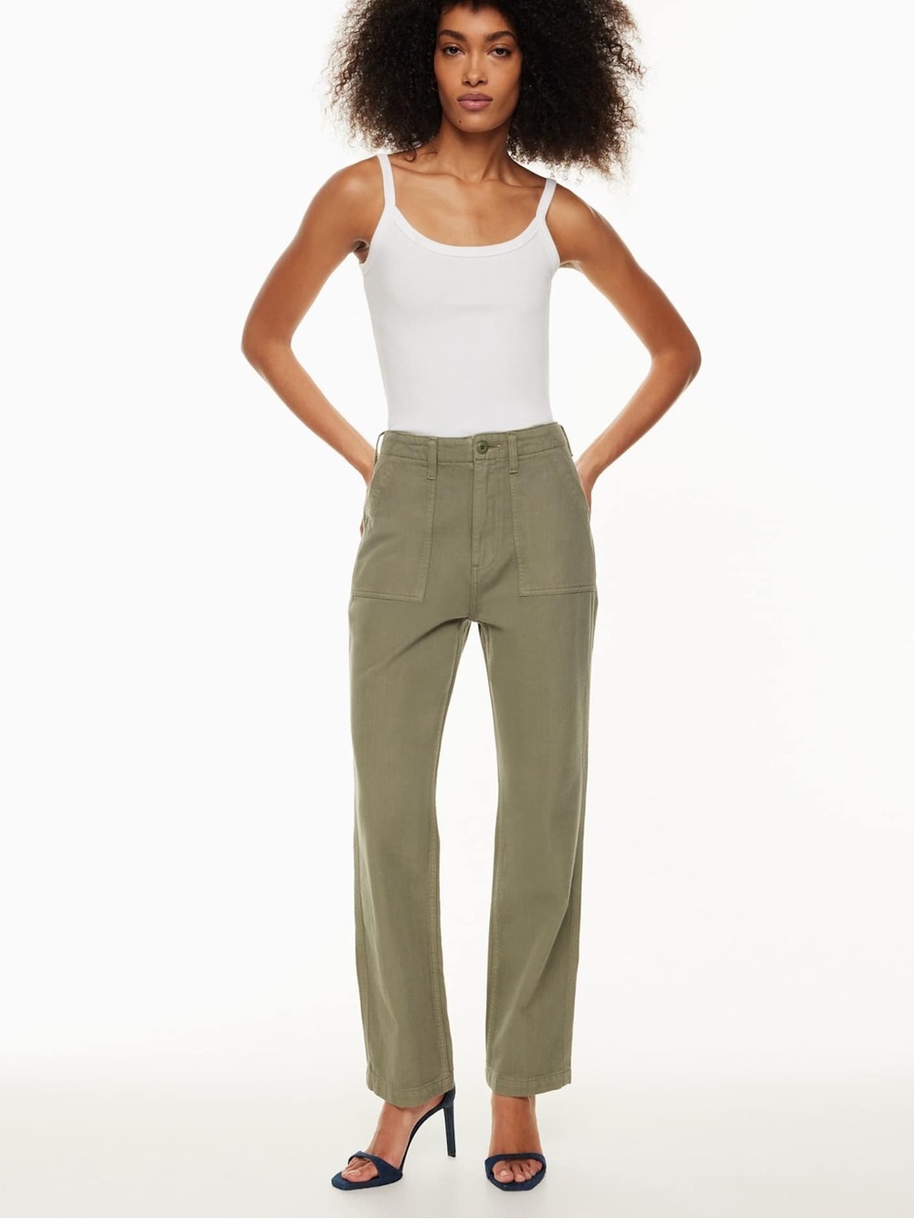Aritzia Denim Forum 90s Utility High Rise Loose pant size 27